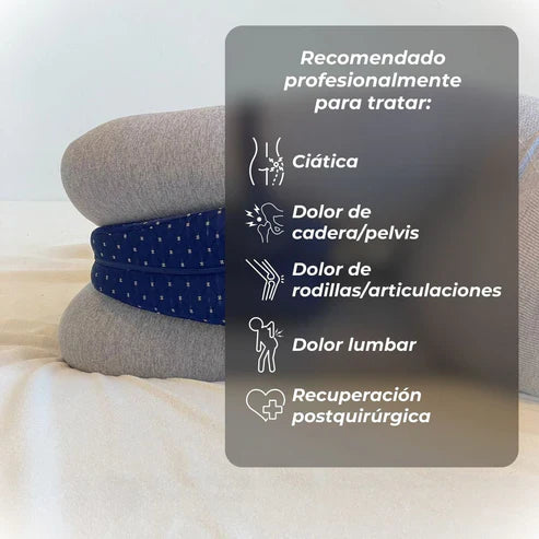 Sleep Comfort -Cojín Ortopédico - Alivia Caderas, Rodillas y Ciática