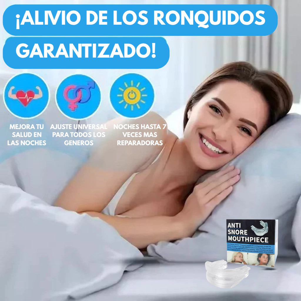 2x1  Airbite Pro Dispositivo Bucal Anti-Ronquidos Apnea y Bruxismo