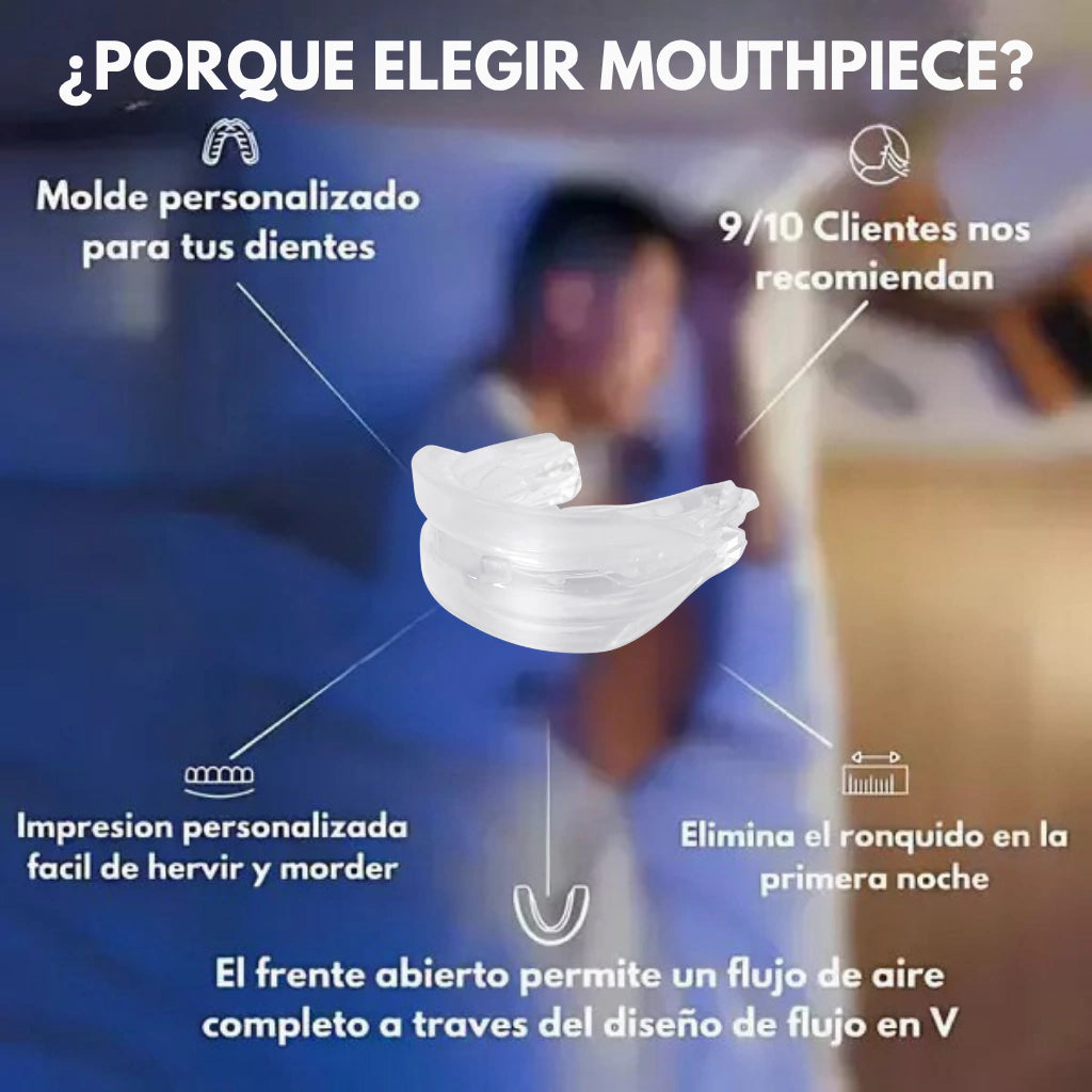 2x1  Airbite Pro Dispositivo Bucal Anti-Ronquidos Apnea y Bruxismo