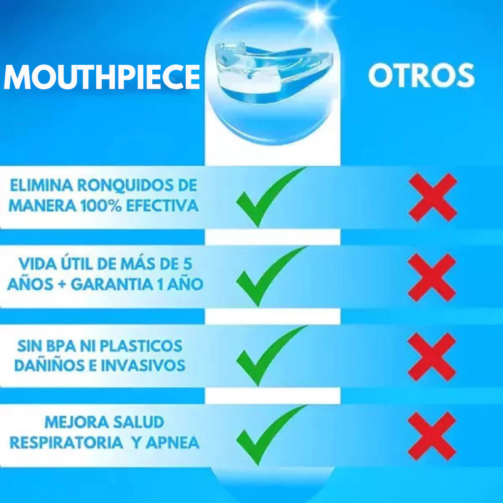 2x1  Airbite Pro Dispositivo Bucal Anti-Ronquidos Apnea y Bruxismo