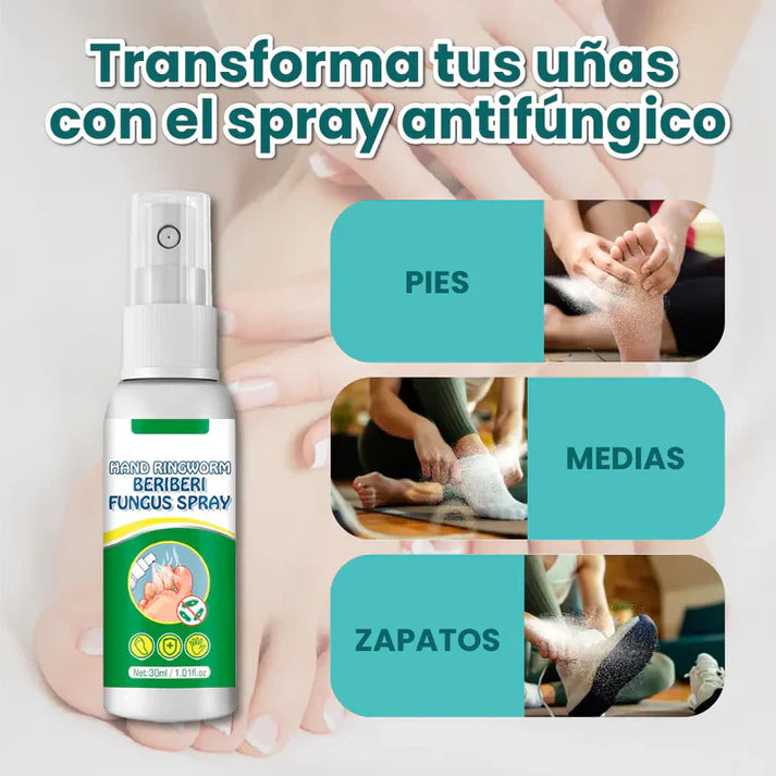 ClariDerm 2X1  Spray Antihongos para Pies y Manos